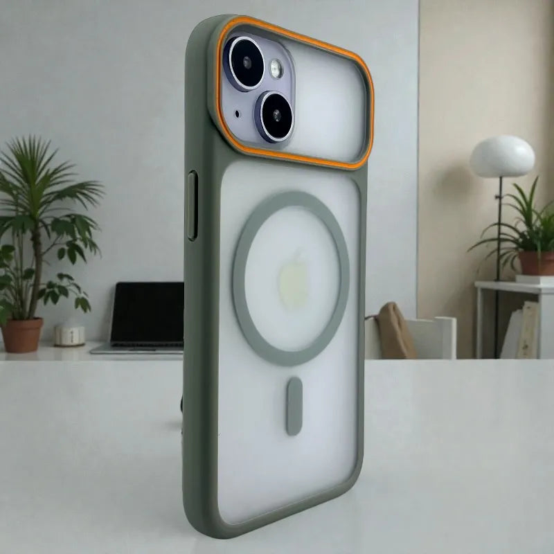 Grey Frosted Matte MagSafe - iphone 13 case