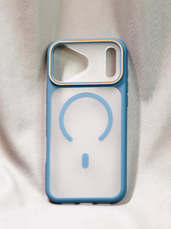 Blue Frosted Matte Magsafe - iphone 17 pro max