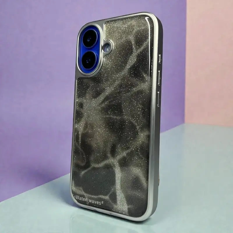Glitter Glass Back Case - iphone 16