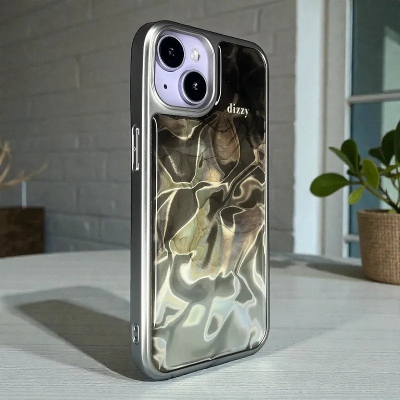 Glitter Glass Back Case - iphone 13