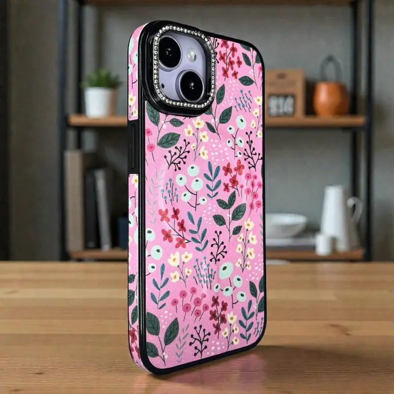 Floral Pattern Back Case - iphone 13