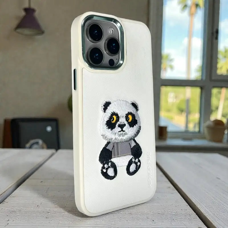 Cute Panda White Case - iphone 13 pro max