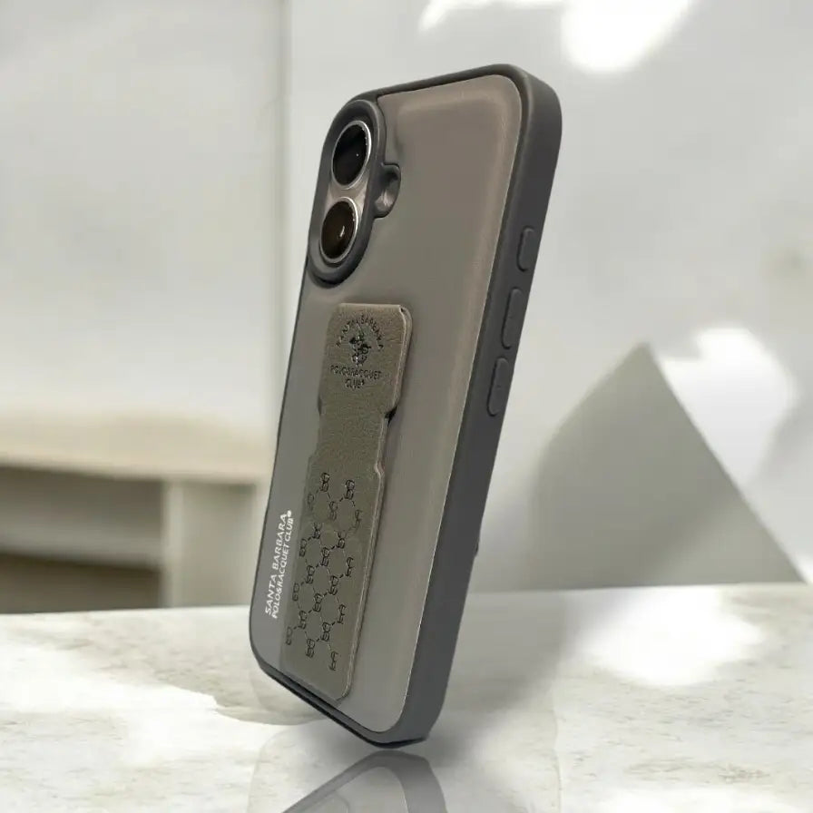 Santa Barbara Executive Leather Grip iPhone 16 Case