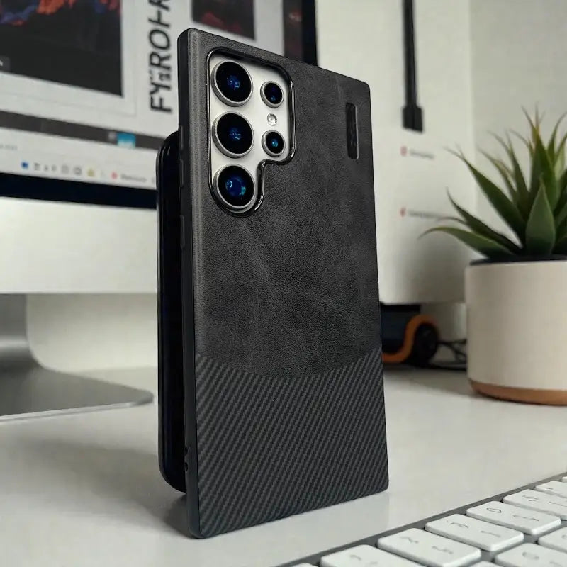 Carbon Leather Finish Case