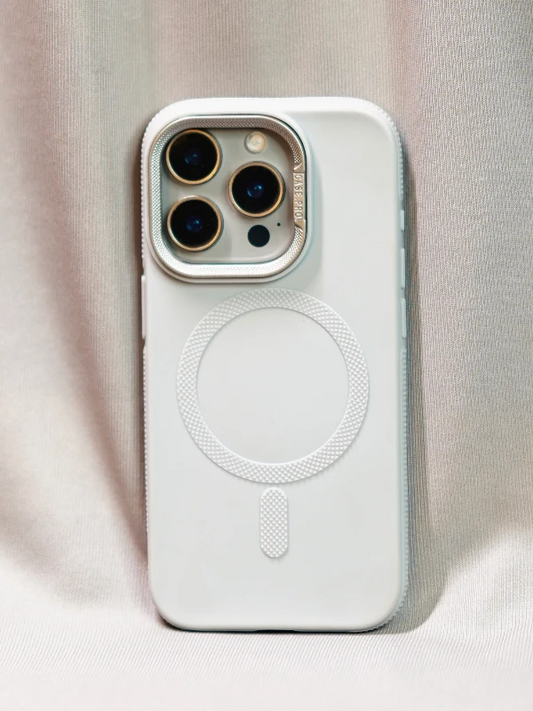 Grey Silicone MagSafe Stand Case -Iphone 13 pro