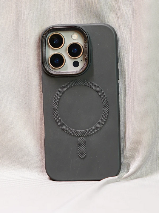 Black Silicone MagSafe Stand Case -Iphone 13 pro max