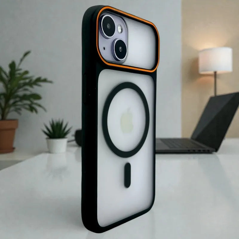 Black Frosted Matte MagSafe  - iphone 13 case