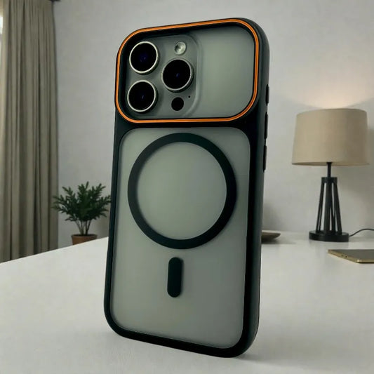 Black Frosted Matte MagSafe  - iphone 16 pro case