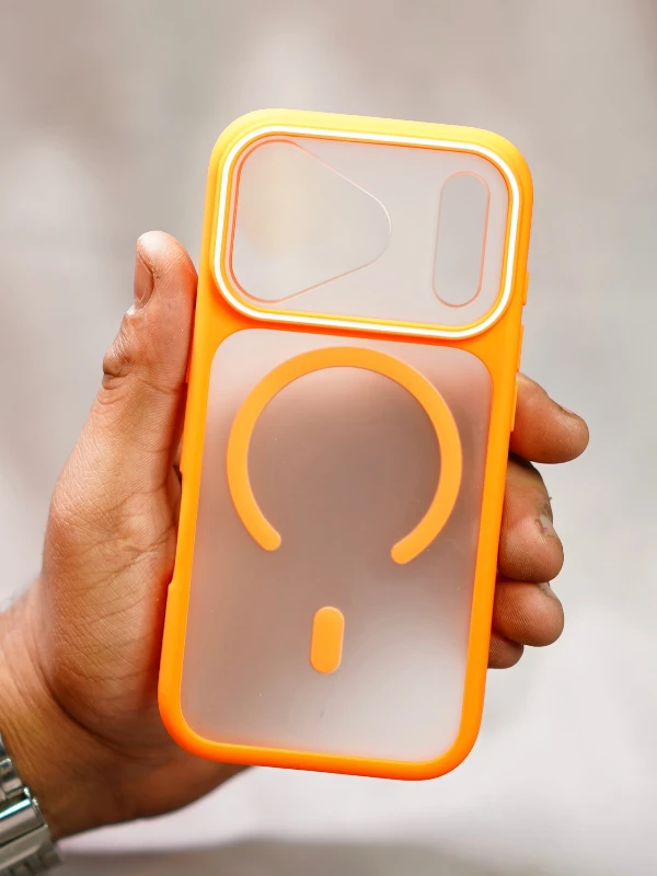 Orange Frosted Matte Magsafe - iphone  17 pro