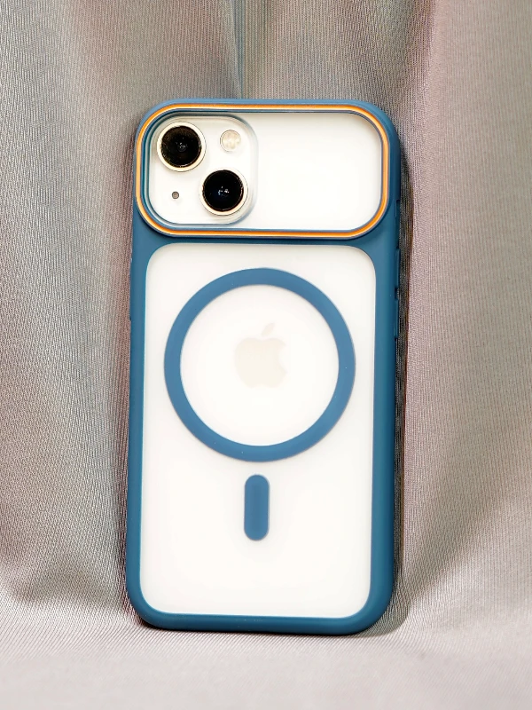 Blue Frosted Matte MagSafe  - iphone 14 case