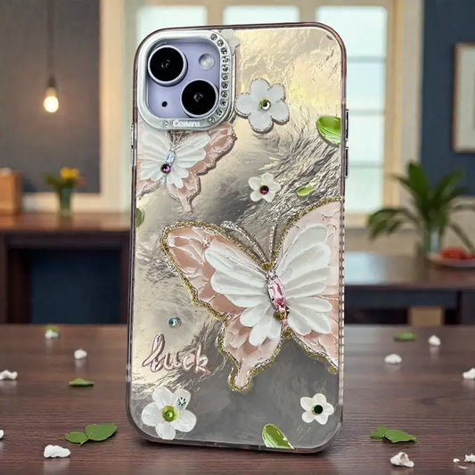 Butterfly Pearl Designer Case - iphone 15 cases