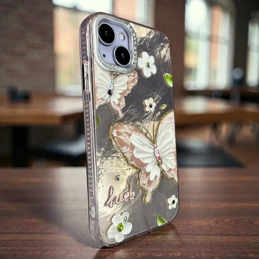 Butterfly Pearl Designer Case - iphone 15 cases
