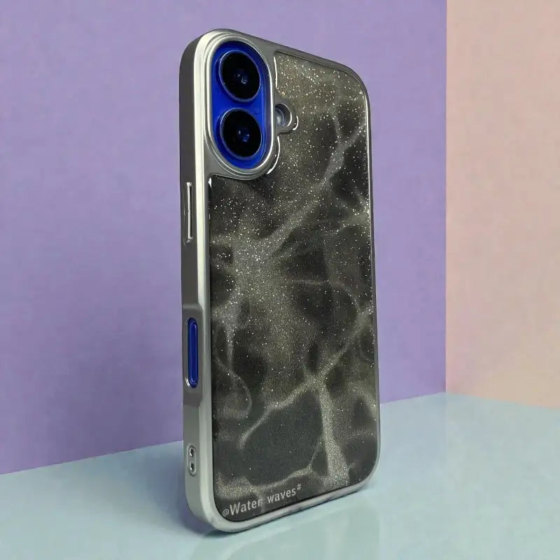 Glitter Glass Back Case - iphone 16