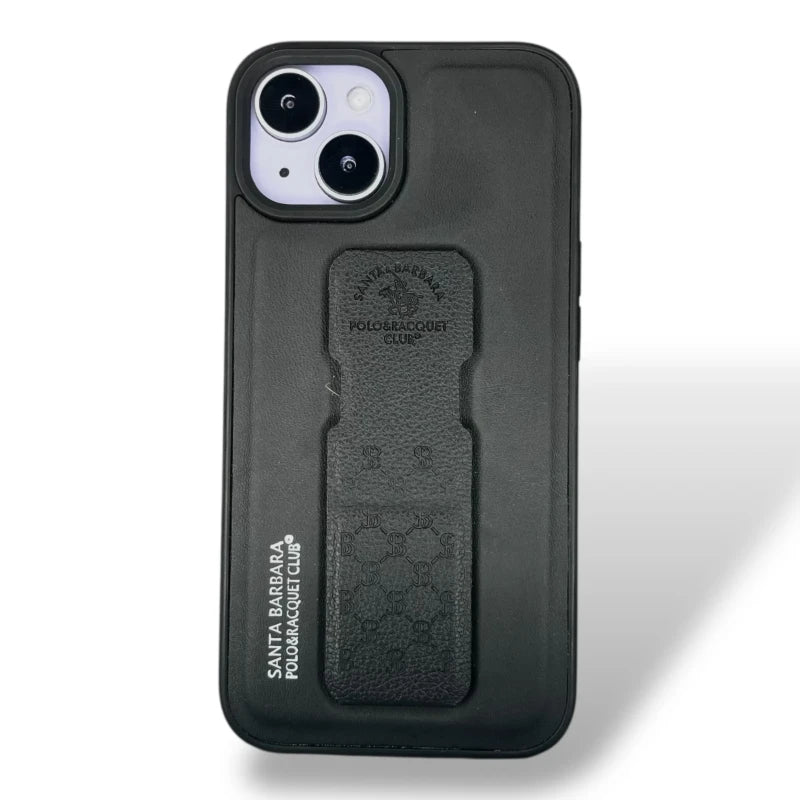 Leather Grip Back Case - iphone 13
