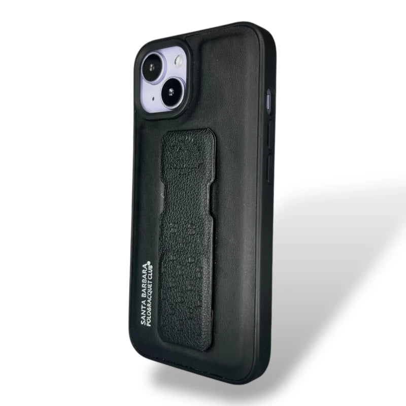 Leather Grip Back Case - iphone 13