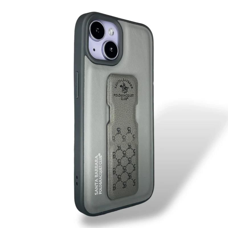 Leather Grip Back Case - iphone 13