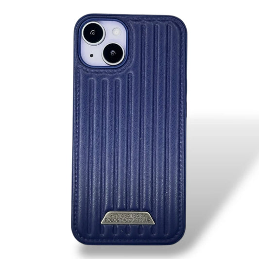 Ribbed Leather Back Case - iphone 14