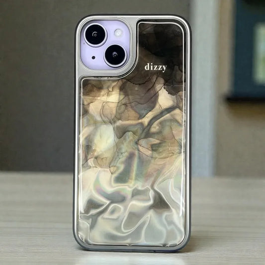 Glitter Glass Back Case - iphone 13