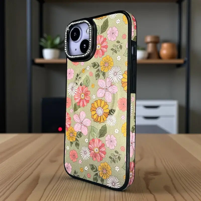 Floral Pattern Back Case - iphone 14