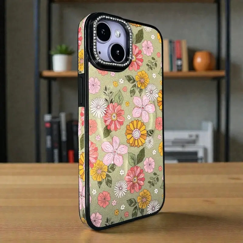 Floral Pattern Back Case - iphone 13