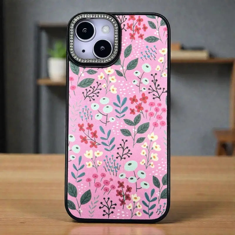 Floral Pattern Back Case - iphone 13