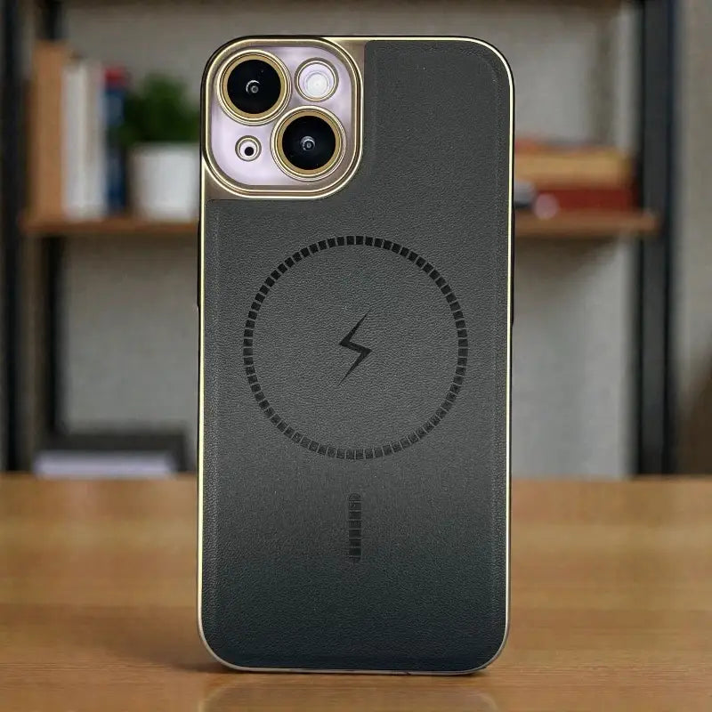 Leather MagSafe Support Case - iphone 13