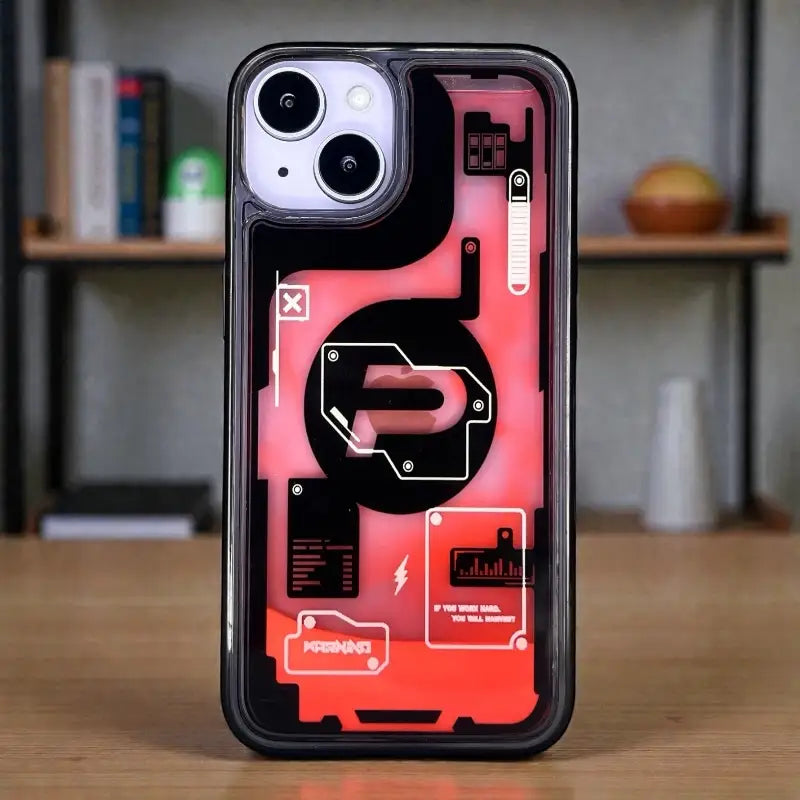 Cyber Grid MagSafe Back Case - iphone 13