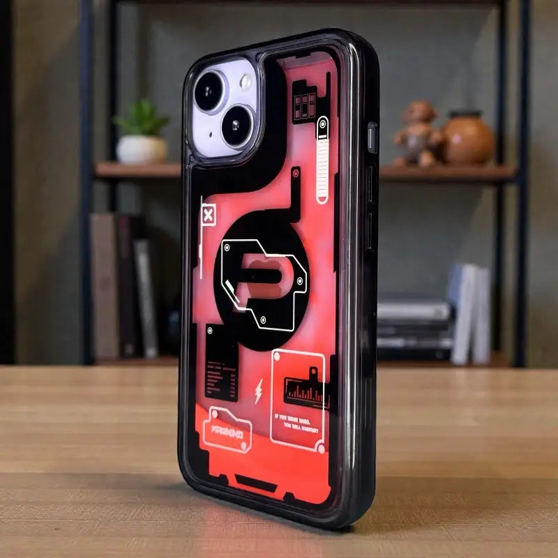Cyber Grid MagSafe Back Case - iphone 15