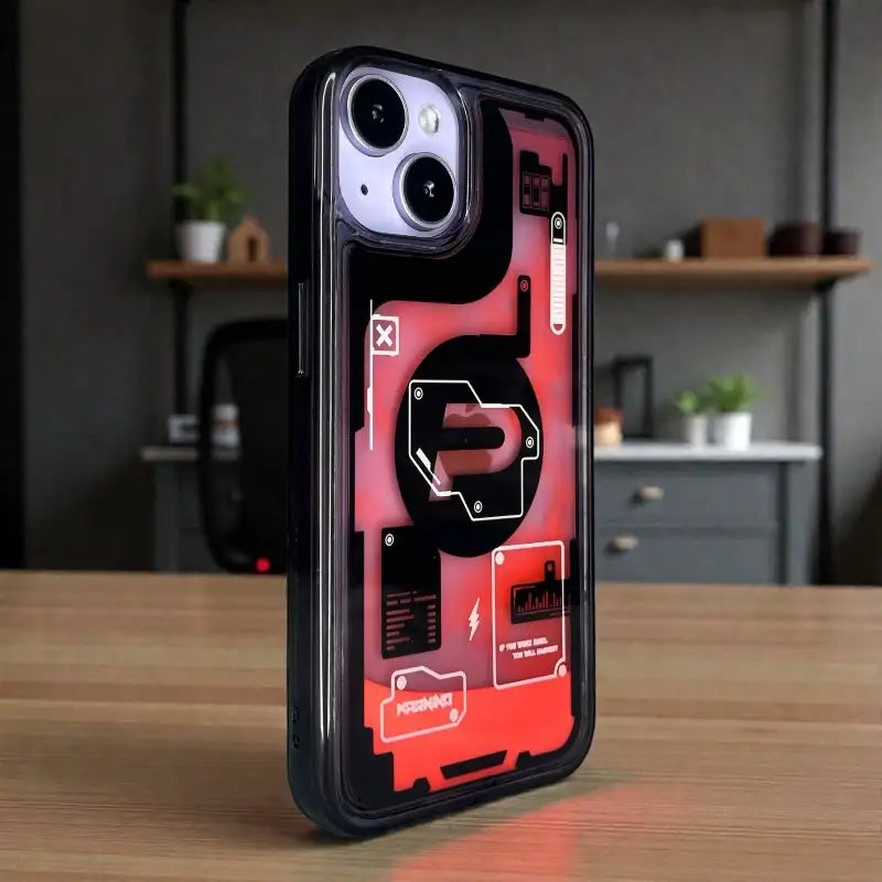 Cyber Grid MagSafe Back Case - iphone 15