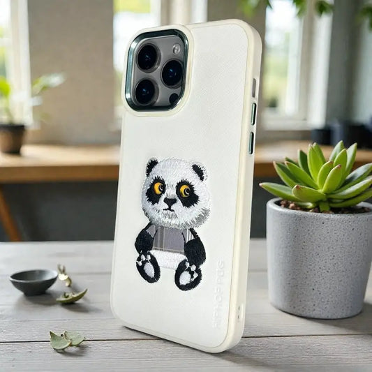 Cute Panda White Case - iphone 13 pro max