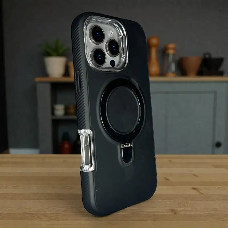 Dual Layer MagSafe Kickstand Case - iphone 16 pro