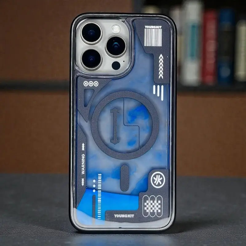 Cyber Grid MagSafe Back Case - iphone 14 pro max