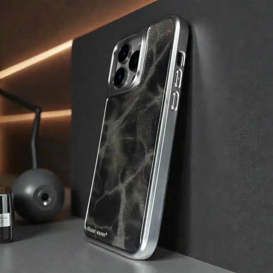 Glitter Glass Back Case - iphone 14 pro max