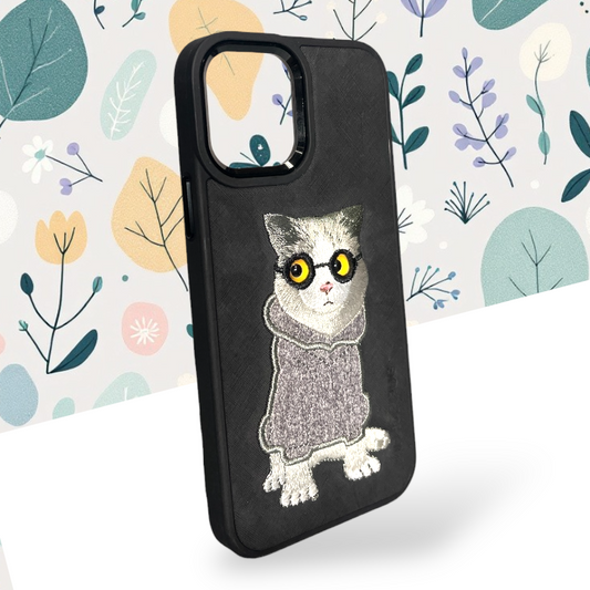 iPhone 12 12 Pro-Black-Cat Nimmy case