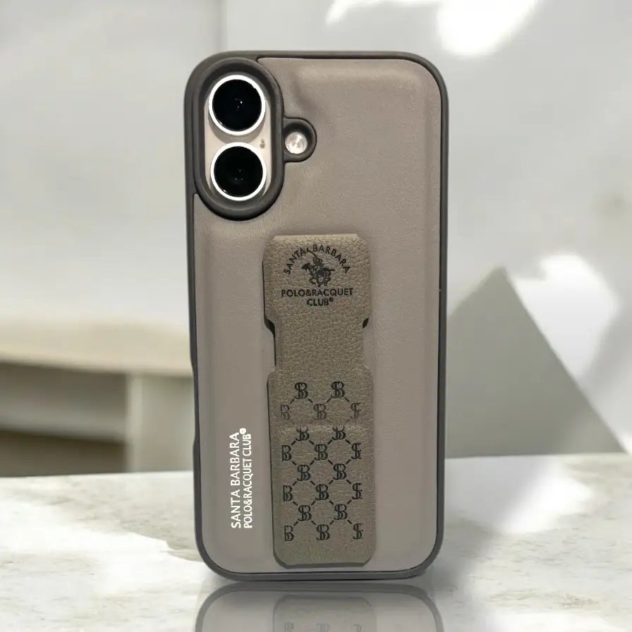 Santa Barbara Executive Leather Grip iPhone 16 Case