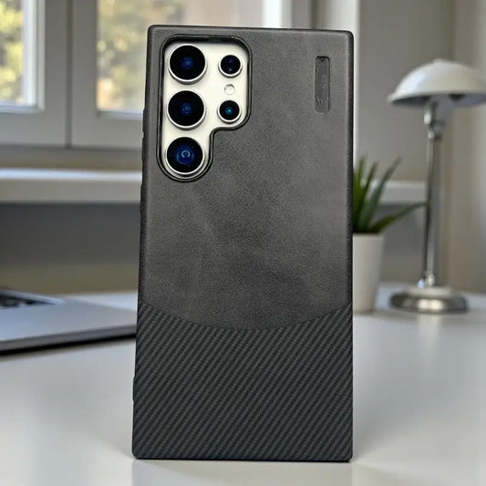 Carbon Leather  Finish Case