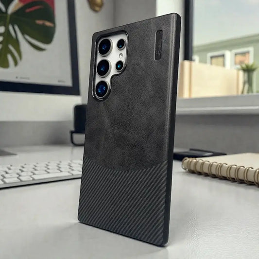 Carbon Leather  Finish Case