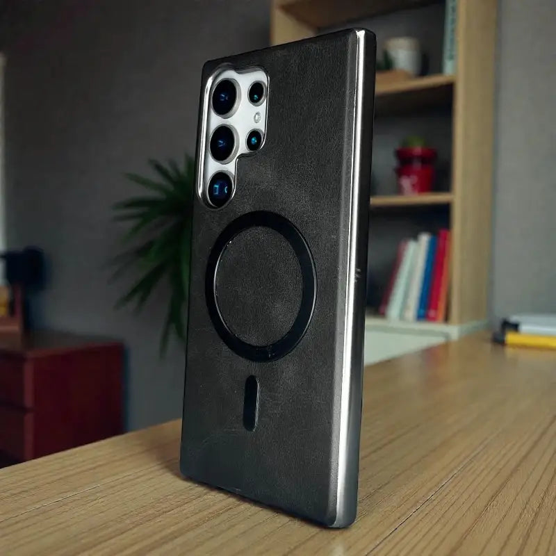 Black Magnetic Slim Case