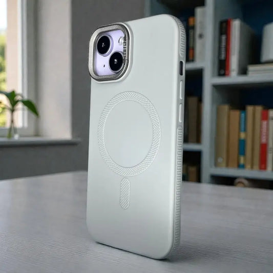 Grey Silicone MagSafe Stand Case -Iphone 13