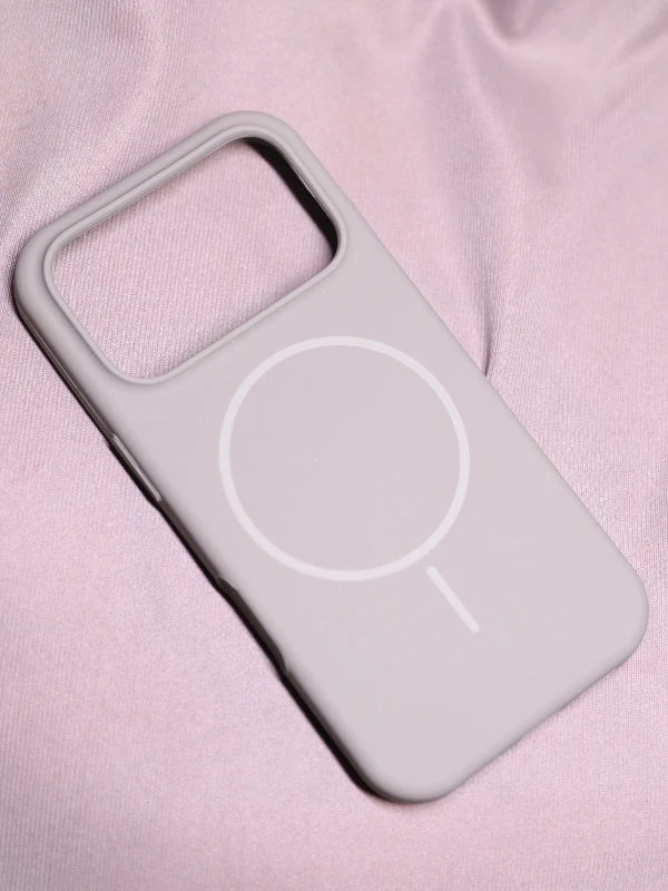 Grey silicon Magsafe Case - iphone 17 pro