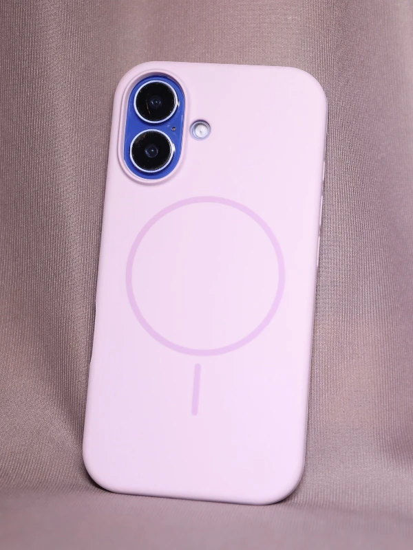 Lavender silicon Magsafe Case - iphone 17