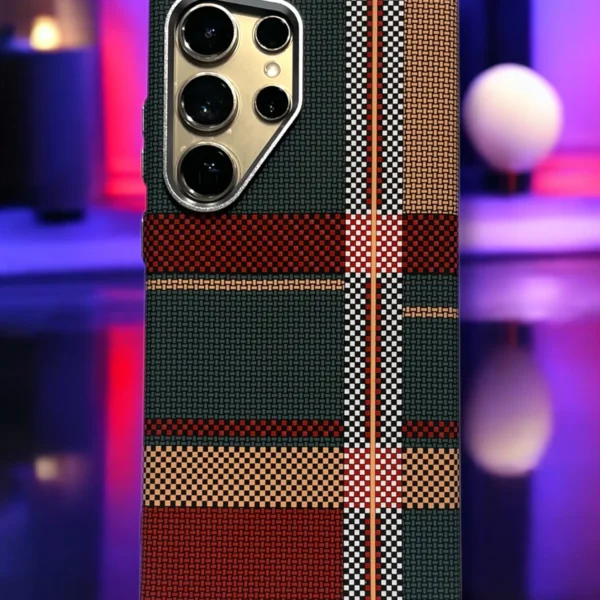 Samsung s24 ultra case checkered pattern