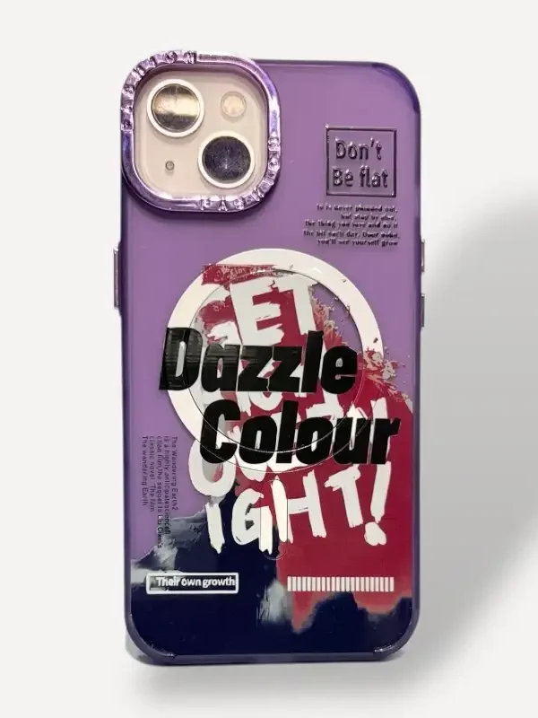iphone 14,13 case dazzle purple color
