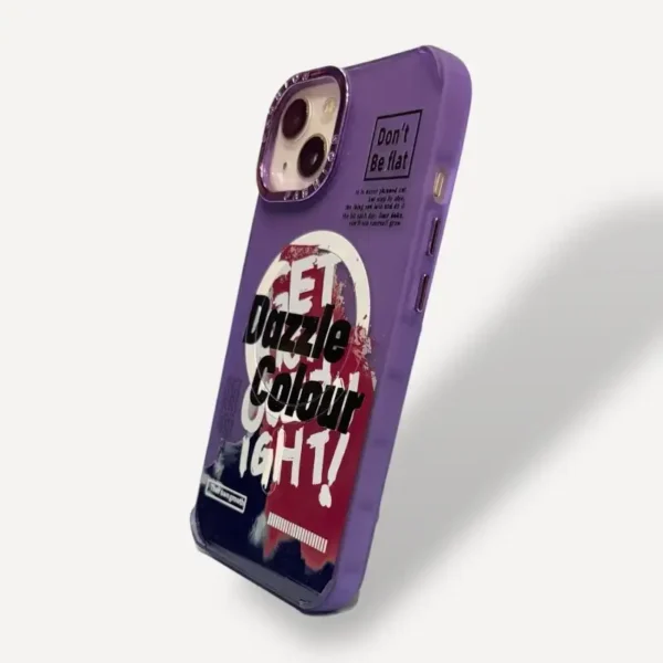 best iPhone 14,13 Case Dazzle Purple Trendy Protective Cover- vanara store - Image 3