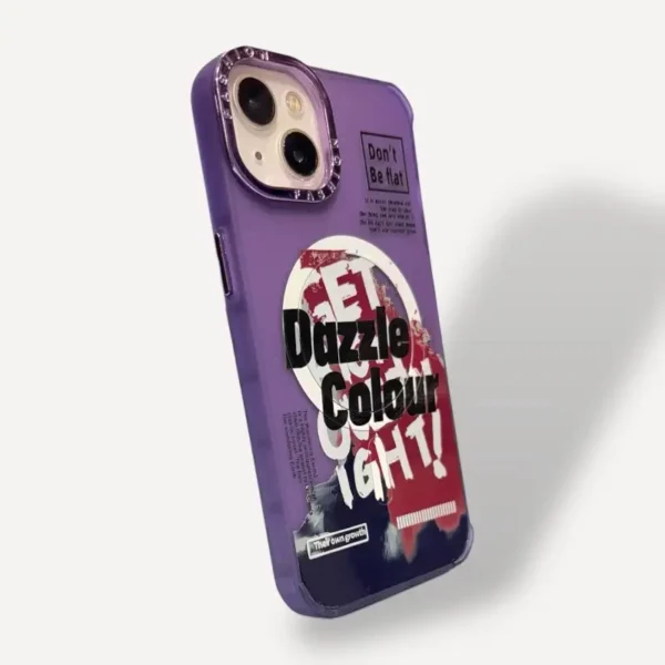 best iPhone 14,13 Case Dazzle Purple Trendy Protective Cover- vanara store - Image 2
