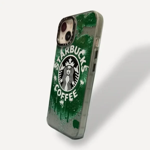 iPhone 13,14 Green color Starbucks Case online - Vanara store - Image 3