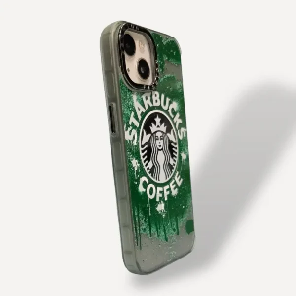 iPhone 13,14 Green color Starbucks Case online - Vanara store - Image 2