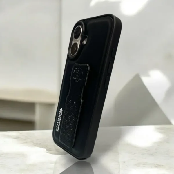 Santa Barbara Executive Leather Grip iPhone 16 Case - Image 3