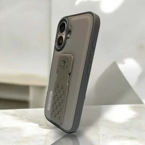 Santa Barbara Executive Leather Grip iPhone 16 Case - Image 3