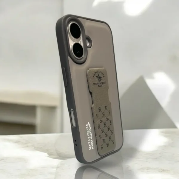 Santa Barbara Executive Leather Grip iPhone 16 Case - Image 2